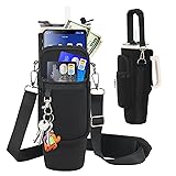 Water Bottle Carrier Bag with Phone Pocket