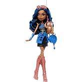 Monster High Boo-riginal Creeproduction Robecca Steam Doll | Reproduction Collector Doll, Robot in Blue and Black Dress with Doll Stand, Diary and Pet Penguin Captain Penny