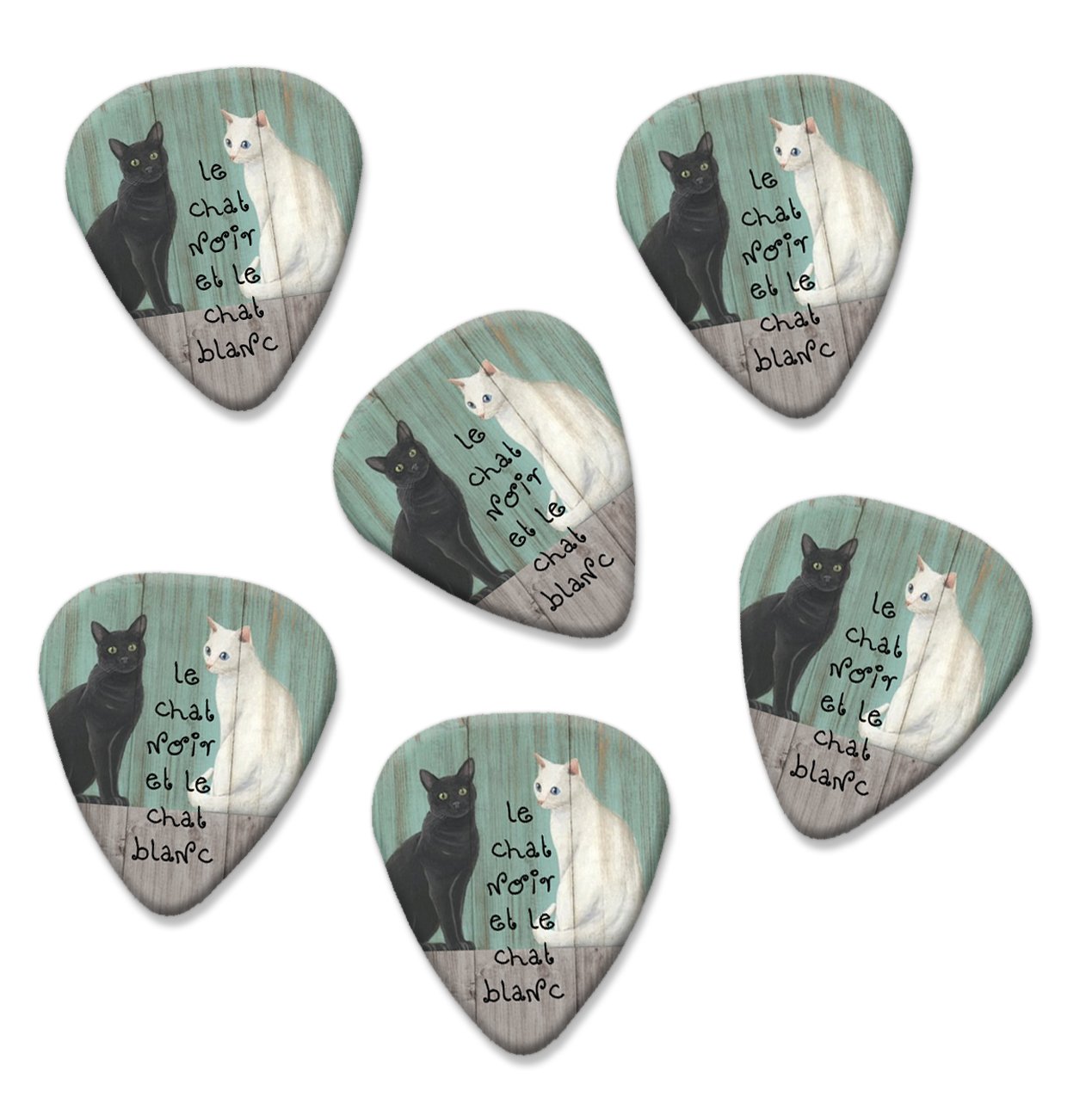 Amazoncom Le Chat Noir Black White Cats Martin Wiscombe