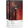 IGK Permanent Hair Color Kit | 6R Smoky Scarlet - Intense Auburn | 100% Gray Color Coverage + Strengthen + Shine | Ammonia Free