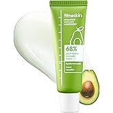 fitneskin Hydrating Avocado Moisturizer, 1.7 Fl Oz (50ml) – Avocado Fruit Water + Hyaluronic Acid, Vitamin B3 & Pro-Vitamin B5 – Creamy-Soft Barrier Hydration, Fragrance-Free, Vegan Korean Skincare