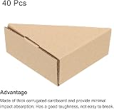 sourcing map 40pcs Cardboard Corner Protectors 7x7x3cm for Art Packing Shipping view 3