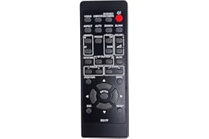 InTeching A-00008320 Projector Remote Control for ViewSonic PJ358, PJ359W, PJ500, PJ501, PJ502, PJ510, PJ550, PJ551, PJ758, PJ759, PJ760, PJL3211, PJL7211, PJL9371, Pro9500