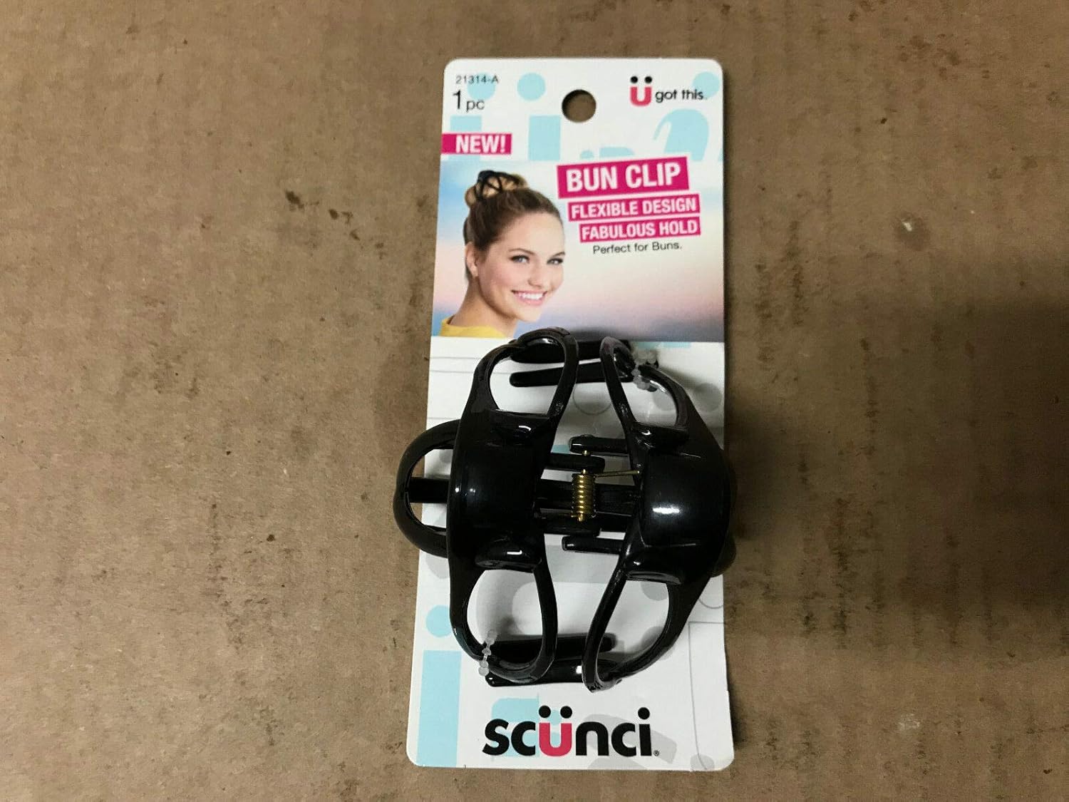 Scunci U Got this new Bun Clip Flexible Design Fabulous Hold Thick hair Perfect for