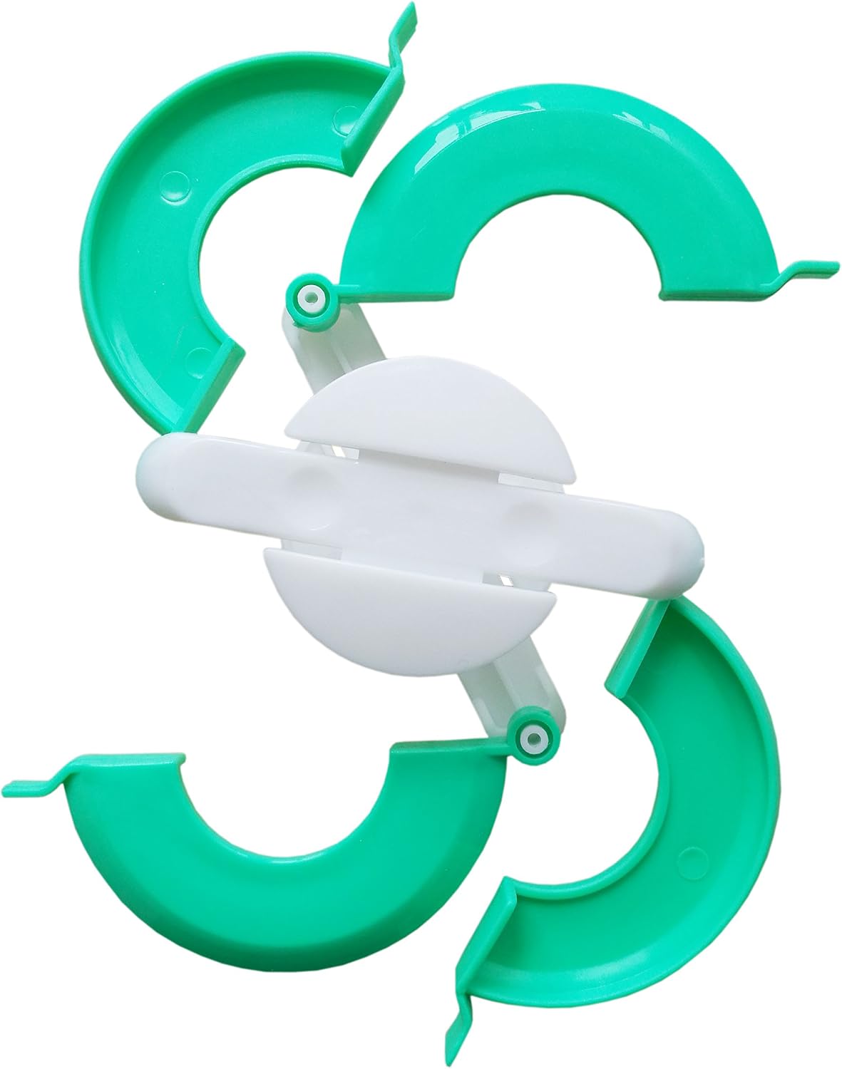 Pompom Maker Kit - 4 Sizes Pom Pom Making Tool Set including Small Scissors, Easy Way to Make Pompoms, Blue,Green,Pink,Random - Image 4