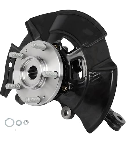 AutoShack Front Steering Knuckle & Wheel Bearing Hub Assembly Replacement For 2011 Hyundai Sonata Left 1-PC, Steering Knuckles - Canada