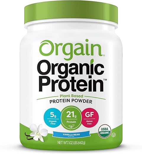 オルゲイン オーガニック プロテインパウダー [スウィートバニラビーン] 462g 有機JAS認定 正規輸入品 植物性