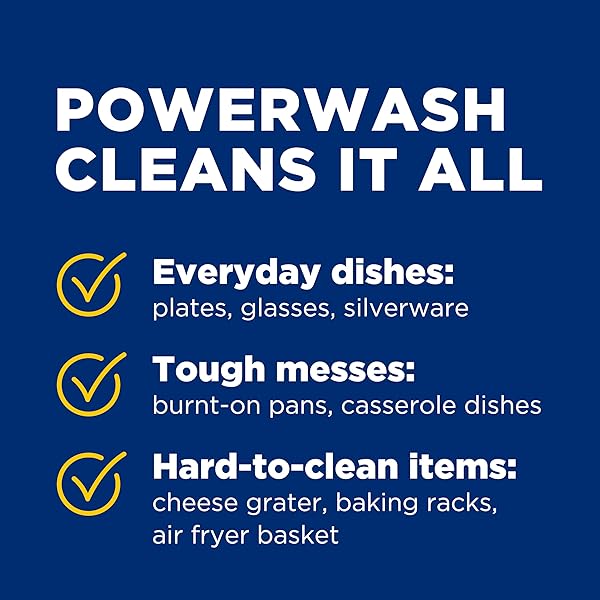 DAWN POWERWASH SPRAY, DISH SOAP, DISHWASHING LIQUID, CLEANING SUPPLIES, LEMON, 1 STARTER KIT + 3 REFILLS, 4 UNITS OF 16OZ (64OZ)
