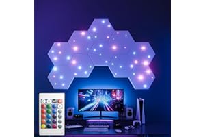 WOLF ENERGY Wolf-Energy 12 Pack Self-adhesive Soundproof Wall Panels 12" X 10" X 0.4" - Wall Panels with Fiber Optic Starlight, Stylish Acoustic Panels, Flame Resistant, Absorb Noise and Wall Decorations