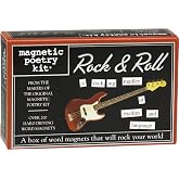 Magnetic Poetry - Rock &amp; Roll Kit - Words for Refrigerator - Write Poems and Letters on the Fridge - Made in the USA