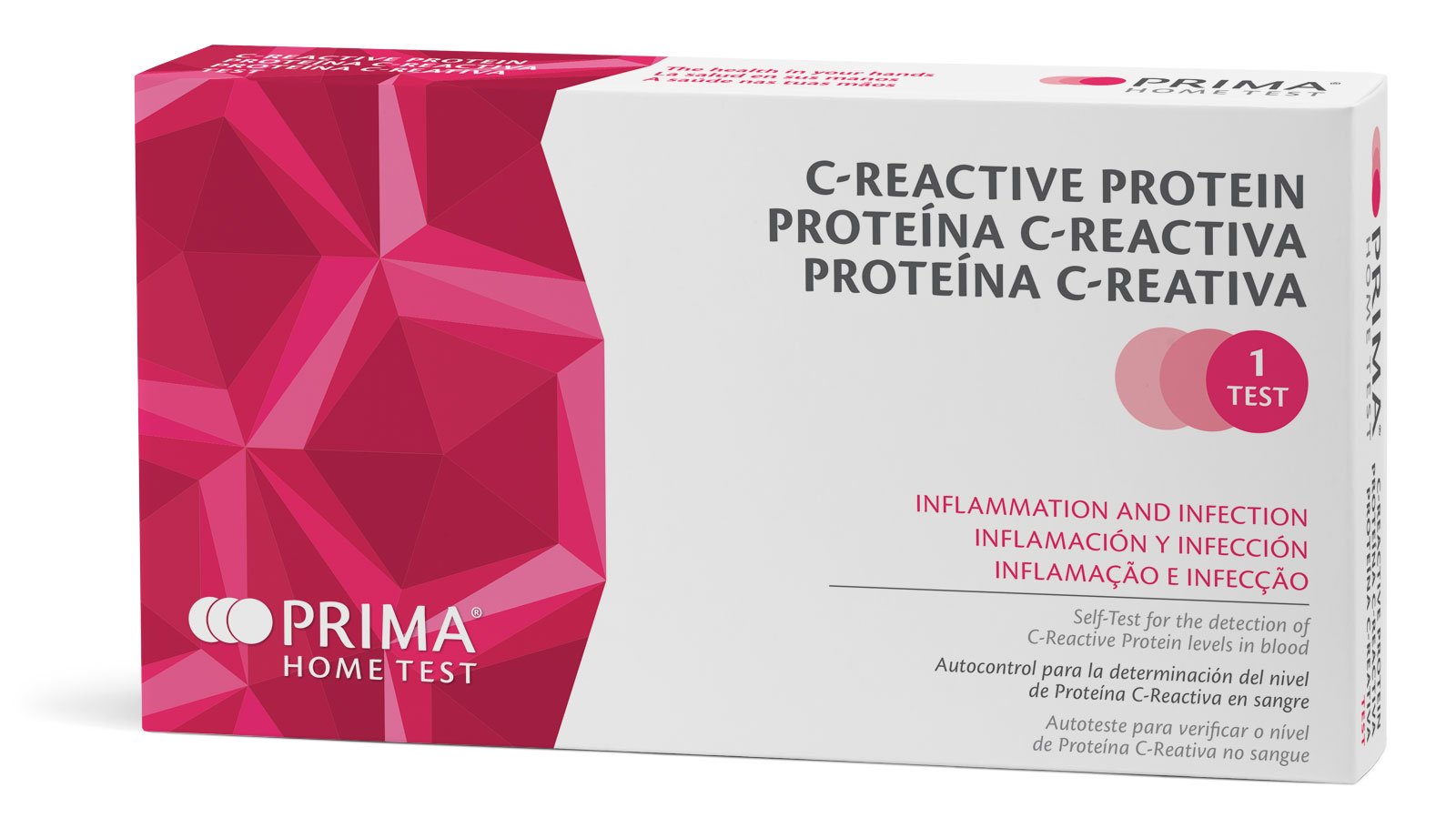 Prima Home C-Reactive Protein (CRP) Infection Indicator Test