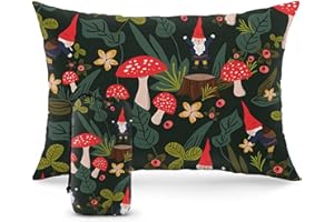 Xmzsdz Camping Pillow Shredded Memory Foam Travel Pillows for Sleeping Compressible Lightweight Camp Pillow Washable Backpacking Pillow for Camping & Hiking Firm Supportive Small Pillow for Travel