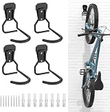 Housolution 4 Pack Bike Wall Mount Heavy Duty Steel Hanger Rack