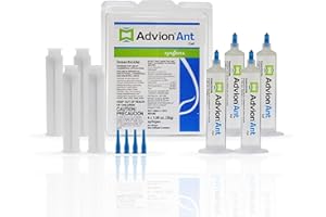 SYNGENTA Advion Ant Gel Bait, 4 Tubes x 30-Grams, 4 Plungers and 4 Tips, Effective Bait, Formulated with 0.05% Indoxacarb, Indoor and Outdoor Use, Killer Gel for Control of Most Major Ant Species