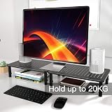 HUANUO Monitor Stand Ergonomic Laptop Stand 3 Height Settings Mesh Platform view 4