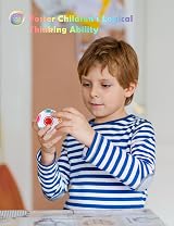 ROXENDA Magic Rainbow Ball 3D Puzzle Brain Teaser Fidget Toy 68mm White view 7