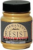 Permanent Water-Based Resist - 2.25 Ounce - Gold