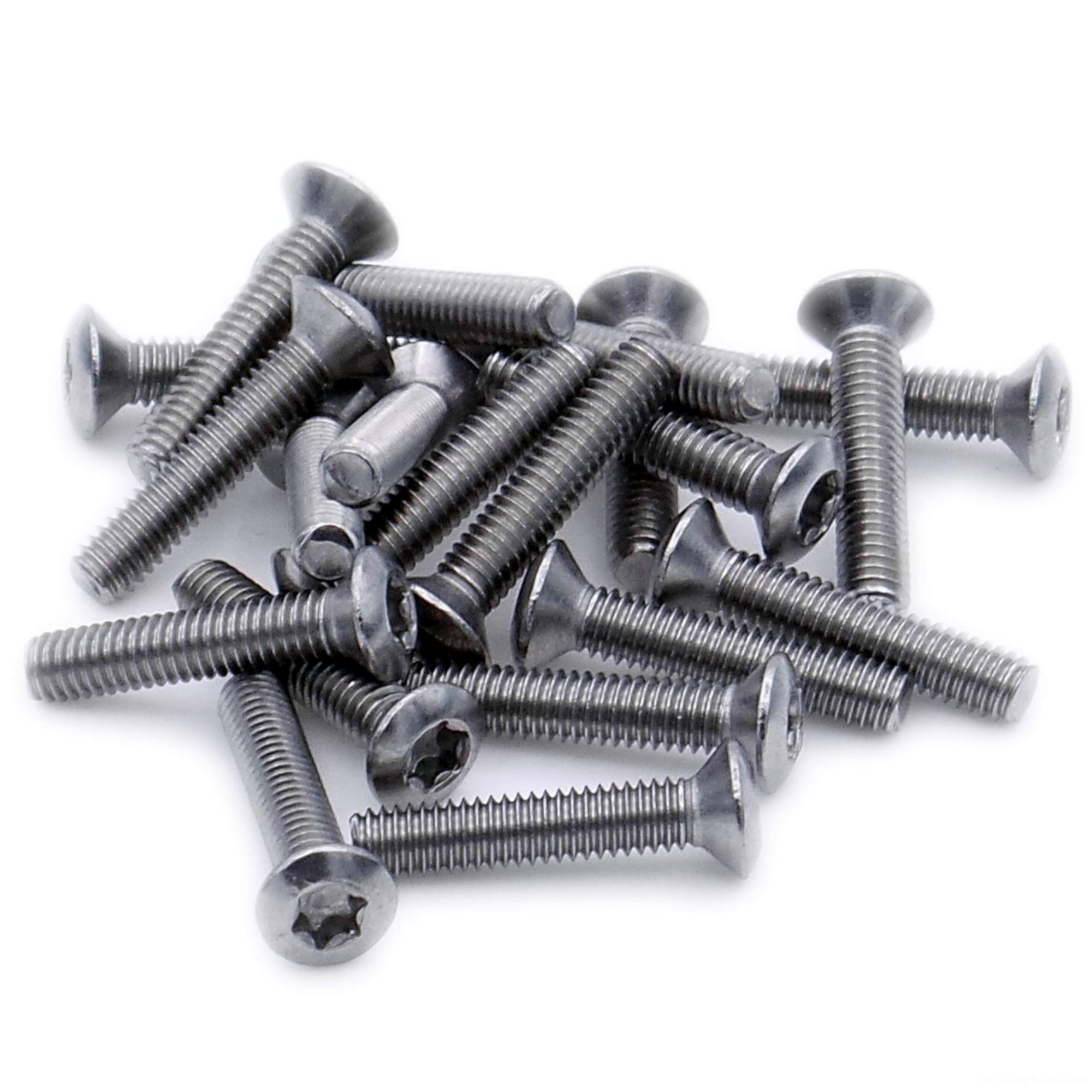 M6 (6mm x 12mm) TX Socket Raised Countersunk Machine Screw (Bolt) - Stainless Steel (A2) (Pack of 20)