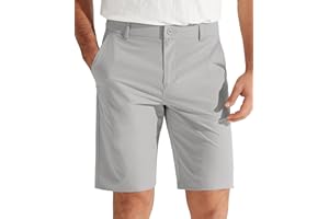 Libin Men's Golf Shorts 7" 9" Work Dress Shorts Casual Flat Front Hybrid Shorts Lightweight Quick Dry