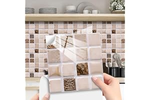 100 Sheets Peel and Stick Tile Stickers Tiles Peel and Stick Wall Subway Tile for Bathroom, Fireplace, Laundry Table, Stair D