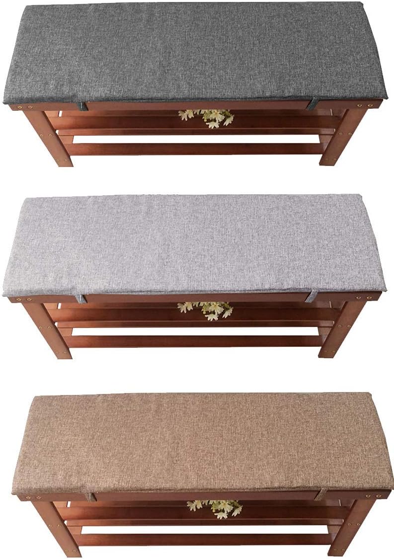 cushion for shoe bench on Hanhan Lounge Seat Pad Bench Cushion 2 3 Seater Garden Swing Chair Cushion Patio Furniture Cushion For Shoe Bench Garden Bench Dinning Bench Comfy Durable Cushions Benches