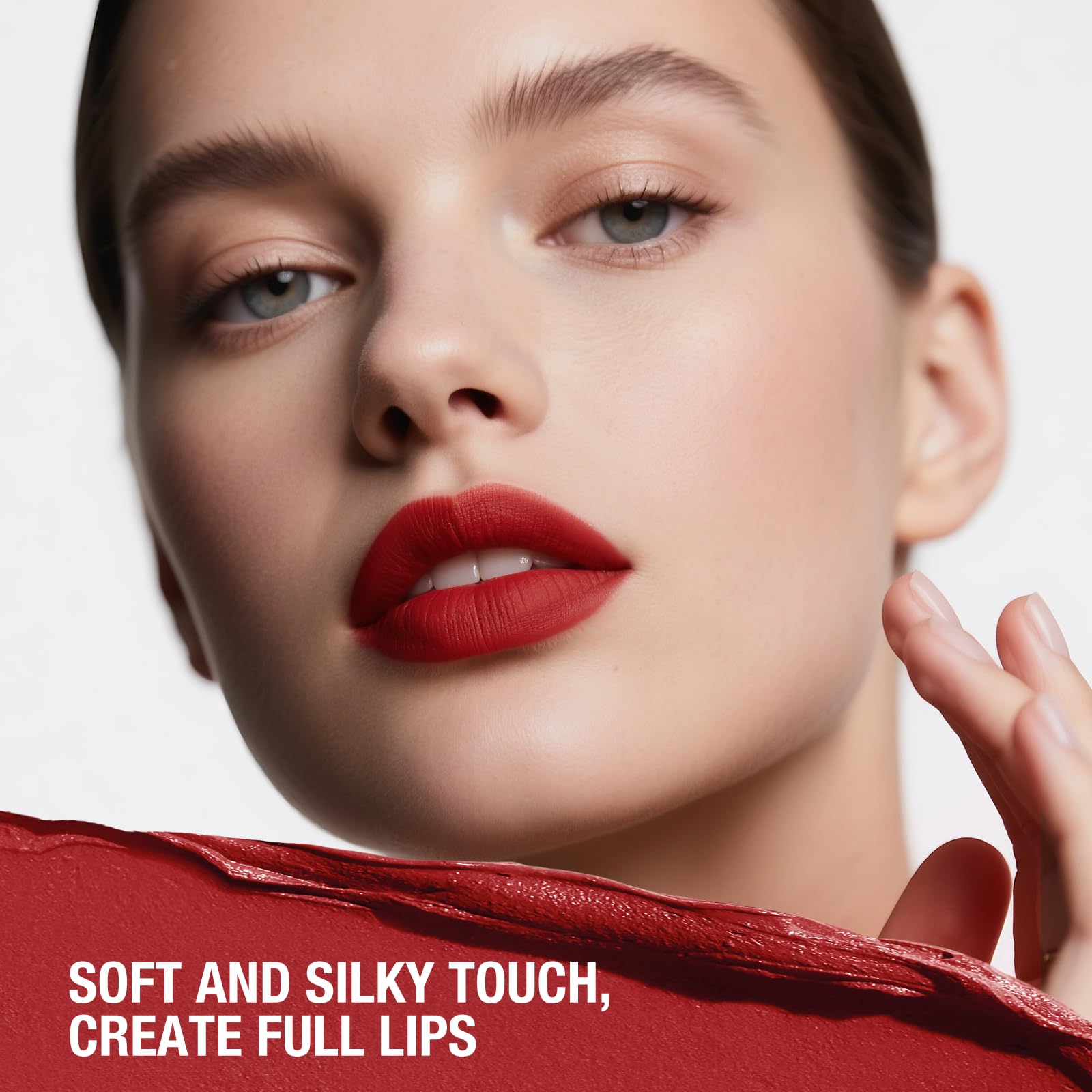 Jolilab 12Pcs Lip Set: 6 Colors Lip Liner+6 Colors Lipstick,Matte/Creamy,Smooth Creamy Texture,Long-Lasting,Bold/Nude Shades for Daily/Party, Vegan,Gift for Makeup Lovers.(Rich - Color Set B)