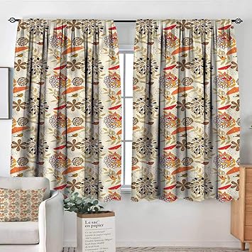 Amazon Com Renteriadecor Autumn Fall Kitchen Curtains Umbrellas