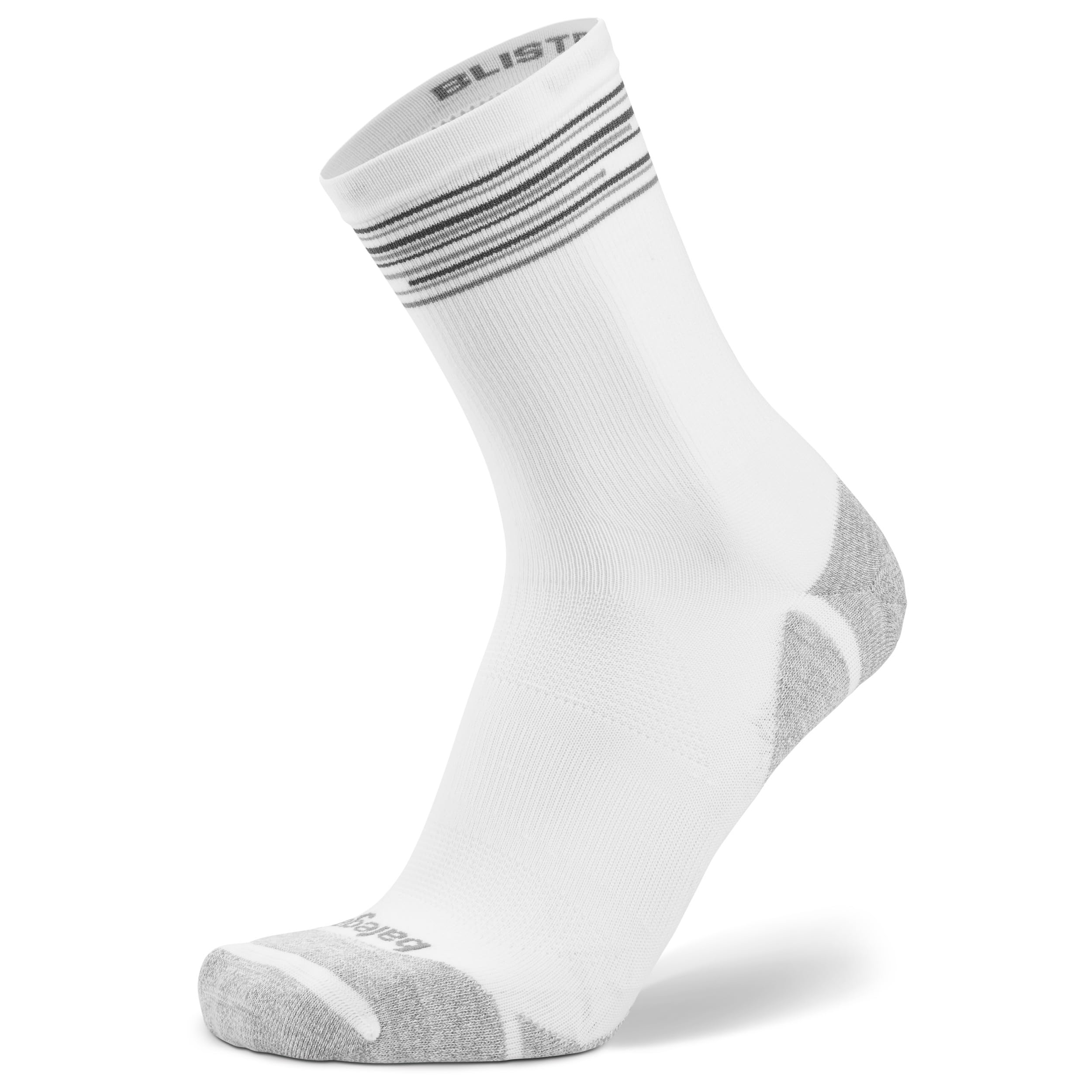 Balega Blister Resist Performance No Show Athletic Running Socks for Men and Women (3-Pack), White, X-Large Image