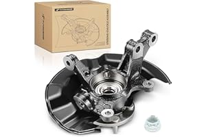 A-Premium Front Left Steering Knuckle & Wheel Bearing Hub Assembly Compatible with Toyota Corolla Matrix, 2009 2010 2011 2012