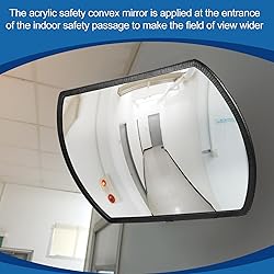 Geetery 2 Pcs Garage Mirror Convex Security Mirror
