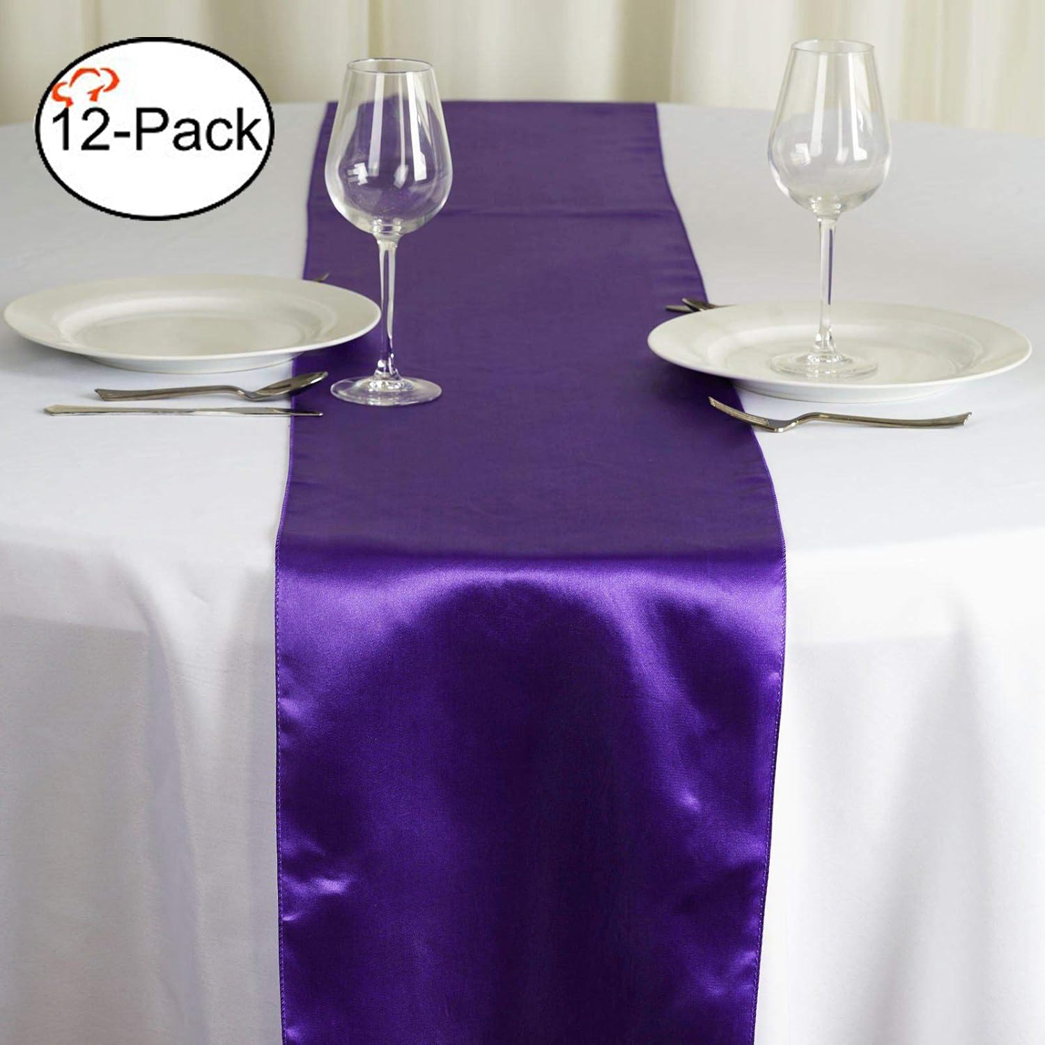Best purple table runner boho