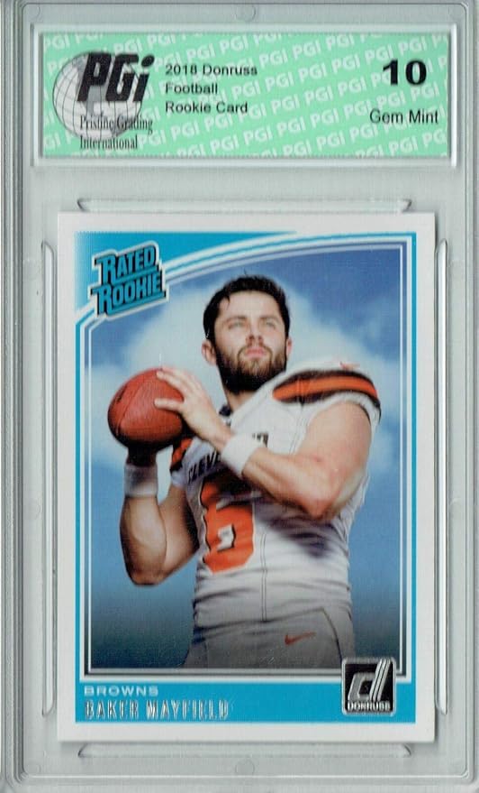 Amazon Baker Mayfield 2018 Donruss Football 303 Rated Rookie Card 