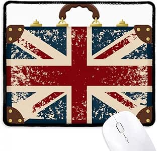 Maleta con diseño de bandera británica de Reino Unido, antideslizante