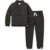 Burt's Bees Baby Boys Shirt and Pant Set, Long Sleeve Top & Bottom Outfit Bundle, 100% Organic Cotton