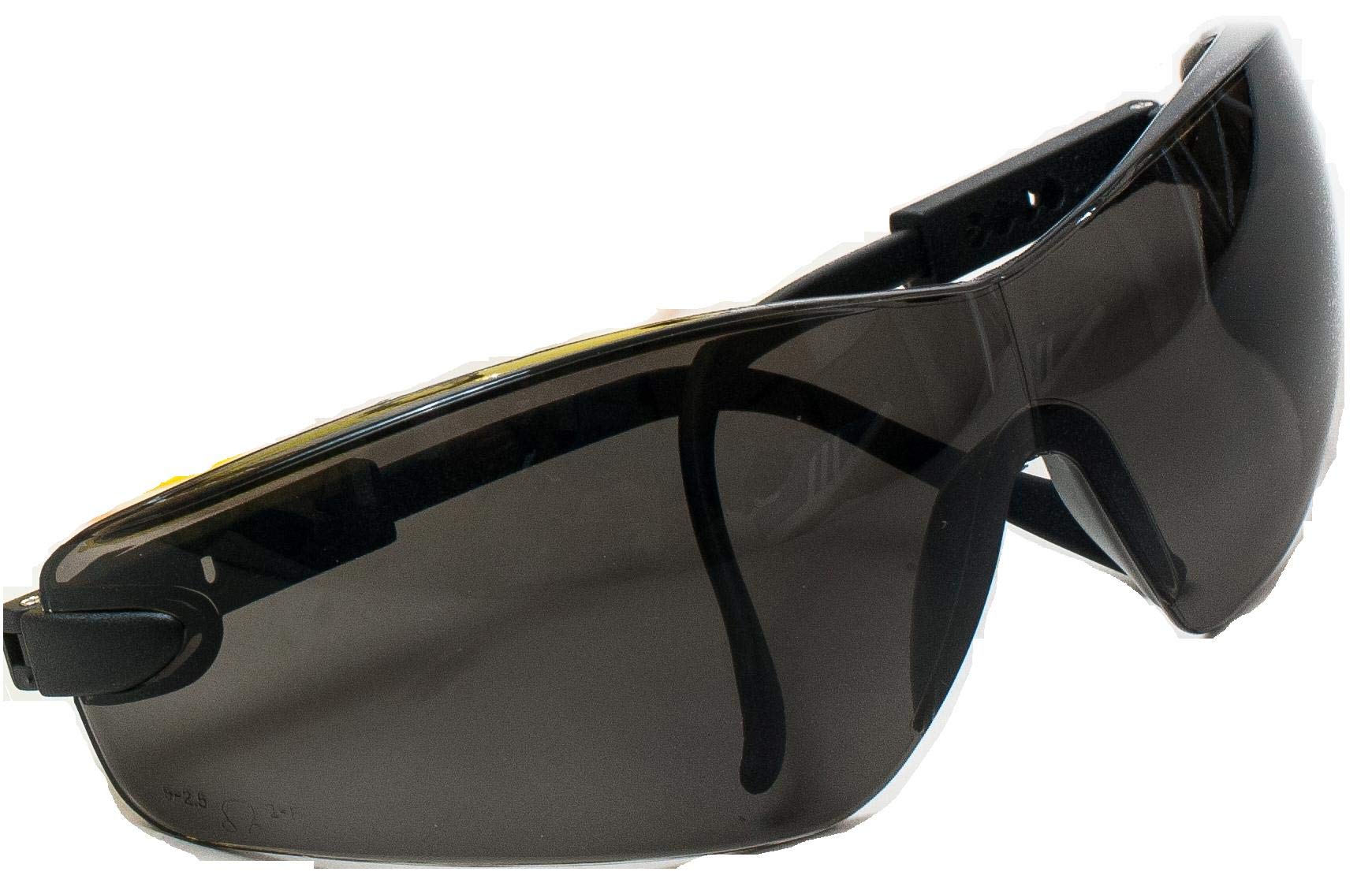 Farm Cottage Brands Clay/Game shotgun shooting/hunting Safety Glasses, choice of 3 colours with polycarbonate Impact lens and adjustable arms. EN166-F compliant (Smoke Lens)