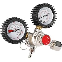 YaeBrew Dual Gauge CO2 Regulator for Draft Beer Homebrew Kegerator CGA320