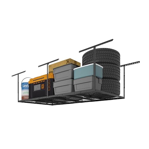 FLEXIMOUNTS Pro 4x8 Overhead Garage Storage Rack,Adjustable Storage ...