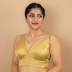 FIGURE'S DESIGNER Women's Dupion Raw Silk