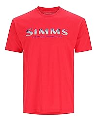 Simms Men's Logo Classic T-Shirt – Cotton Blend
