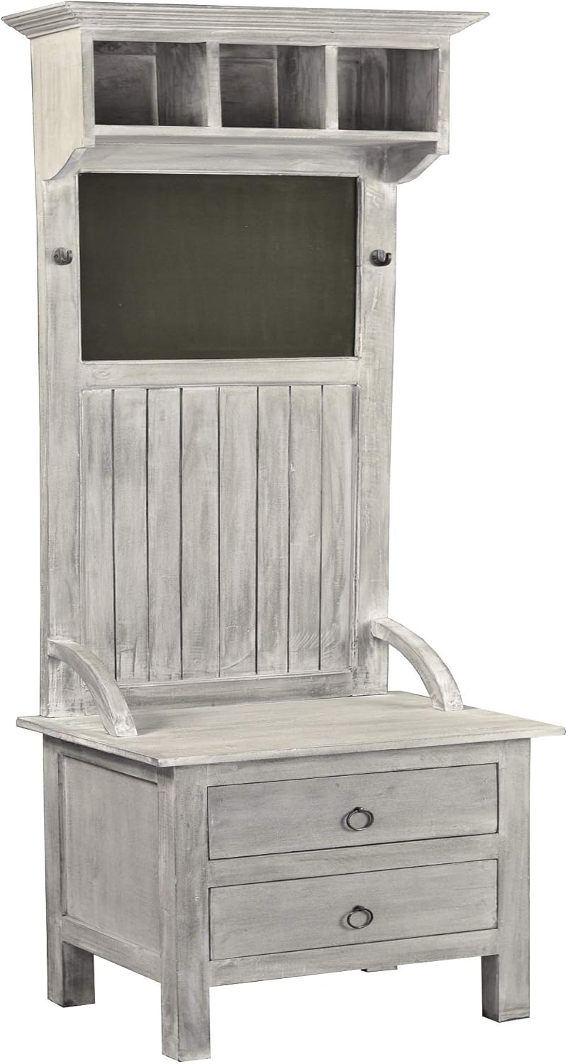 Amazon Com The Hamptons Collection 78 Distressed Gray Trading