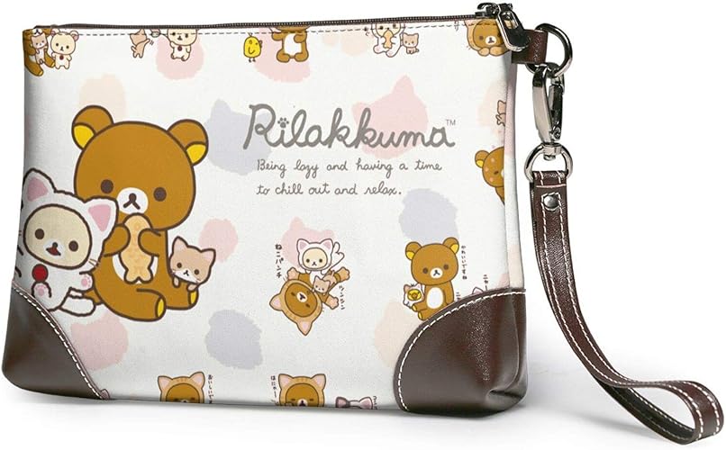 Amazon リラックマ クラッチバッグ 手持ちバッグ セカンドバッグ 本革 牛革 メンズ 高級感 ビジネス 人気 カジュアル おしゃれ 軽量 大容量 ファスナー 紳士 ゆう八尾百貨店 クラッチ セカンドバッグ