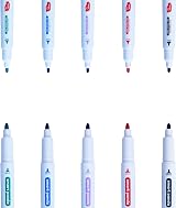 Smart Panda 5 Whiteboard Markers Dual Tip Medium Fine Pastel Set view 6