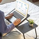 HOFLERA Laptop Desk Bed Tray with Foldable Legs Cup Slot Reading Holder view 9