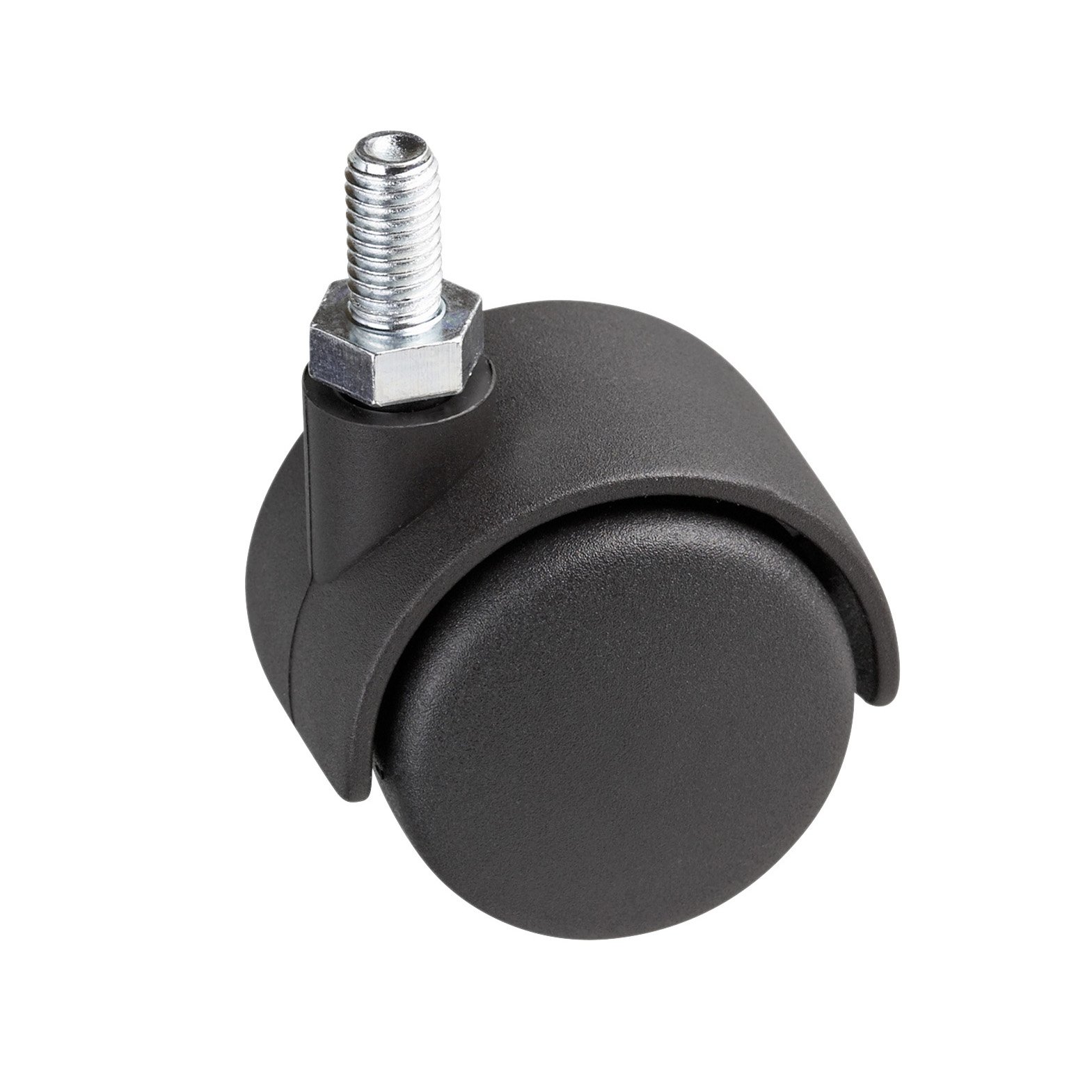 Meister Double Roll ✓ with Screws ✓ Plastic Pulley ✓ Hard Tread ✓/Friction Bearing/Transport Roller Furniture Roller Container | Parquet Reel, 800140