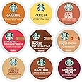 Starbucks K-Cups Flavored Sampler Includes Caramel, Hazelnut, Cinnamon Dolce, Smoked Butterscotch, Vanilla, Maple Pecan, Graham And Peppermint Mocha