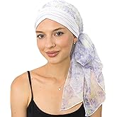CAPLORD Head Scarf for Women Skull Cap Chemo Patients Headwear Cancer Hair Loss Scarf Headwrap Cover Hat Turban Covering Wrap