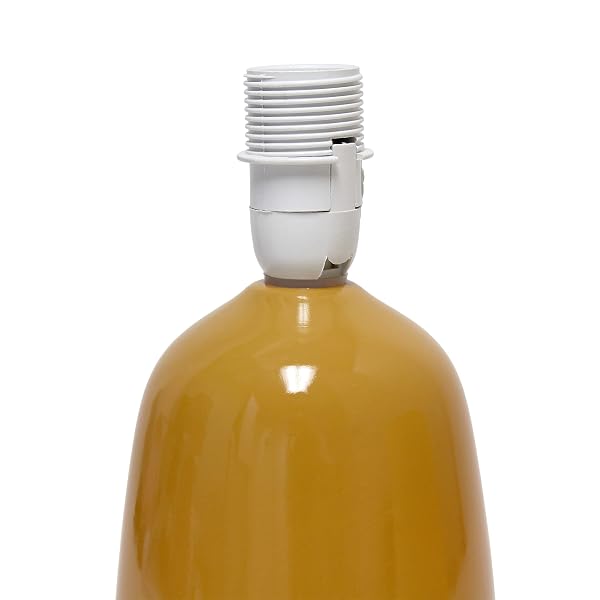 SIMPLE DESIGNS TABLE LAMP, MUSTARD YELLOW (LT1134-MST)