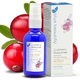 Blue Beautifly Cranberry Face Moisturizer, 2 fl oz | Protect Your Skin with our Hyaluronic Acid Moisturizer Super-Charged with Ribose &amp; Marine Pine Bark Extract. 2 fl oz