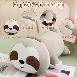 SQEQE Weighted Sloth Plush, Weighted Sloth Stuffed