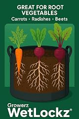 Growerz WetLockz 20L Heavy-Duty Fabric Grow Bags 5 Pack | Moisture Control view 7